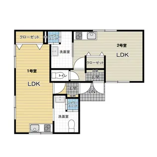 グラッチェ375【2号室号室】の間取り