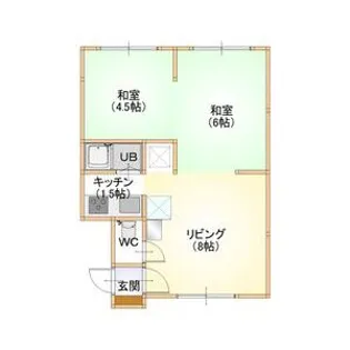 コーポみうら【202号室】の間取り