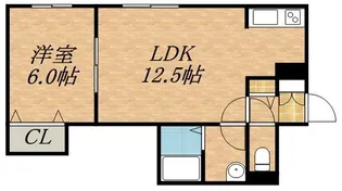 ノーブル円山【4階】の間取り