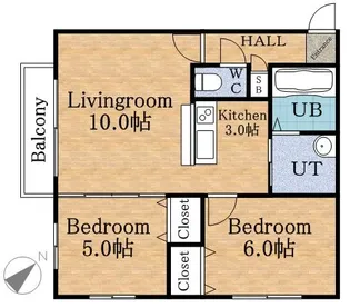 ショコラ【4階】の間取り