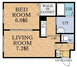VIVACE HASSAMU(ヴィヴァーチェ発寒)【2階】の間取り