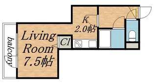 メゾン・にれの樹【2階】の間取り