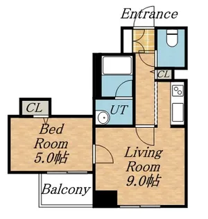 ライオンズプラザ植物園【2階】の間取り