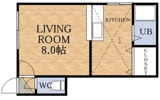 ルミエールセゾン【1階】の間取り