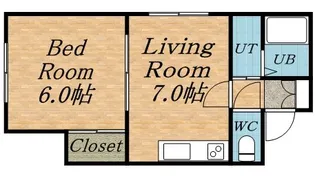 T・HOUSE【00405号室】の間取り