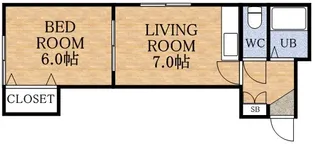 T・HOUSE【00307号室】の間取り