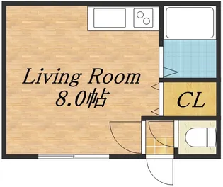 サンパレスA【7号室】の間取り
