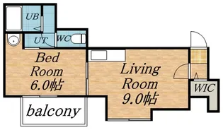 AVEC西町【08Z号室】の間取り