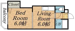 ハイムリーベⅢ【0301号室】の間取り