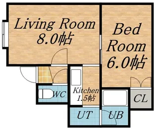 アーバンコート宮の沢【101号室】の間取り