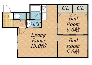 コーポみやび【0205号室】の間取り