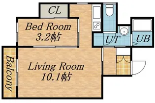 レガーロ札幌ステーション【10階】の間取り