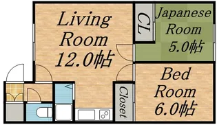 清水ハイツ【206号室】の間取り