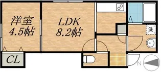 フラガリア【106号室】の間取り