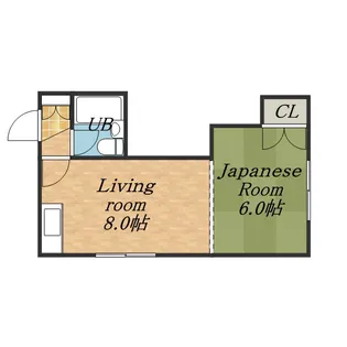 ハイツ本町A【0102号室】の間取り