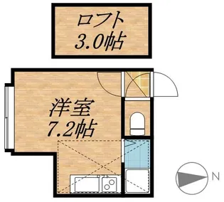 ハイムGITZO【202号室】の間取り