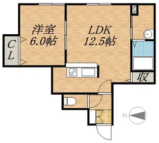 サイレントマンション【202号室】の間取り