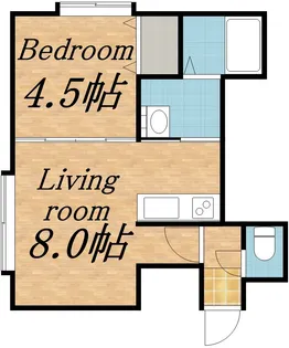 アドバンス北19条【3階】の間取り