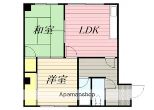 高瀬ハイツ【21号室】の間取り