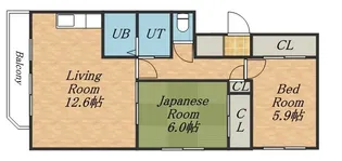 ゼストN39【3階】の間取り