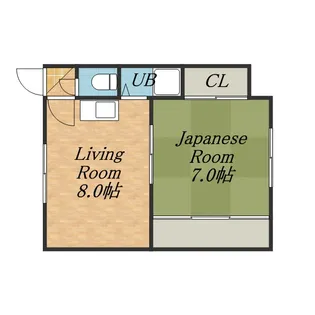 マンション大雪【8号室】の間取り