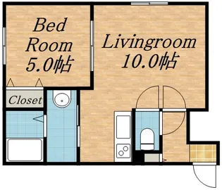 プリマクラッセ環状通東【502号室】の間取り