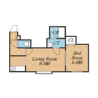 パラ・シェンプレN45【106号室】の間取り