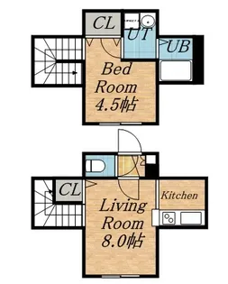 アドバンス環状通東【206号室】の間取り