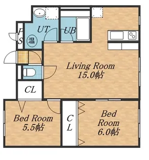ルーチェ【301号室】の間取り