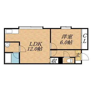 サンハイツ【101号室】の間取り