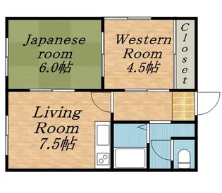 おさだハイツ【103号室】の間取り
