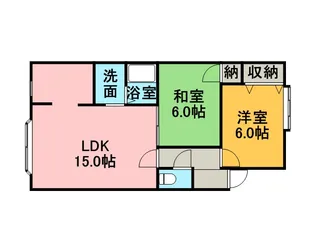 ザ・スペイジーB【2階】の間取り