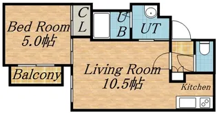VEROSHANGRIーLA【5階】の間取り