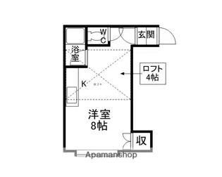 ライフコート小谷【2階】の間取り