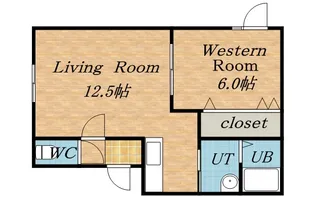 プランドール北27条【101号室】の間取り