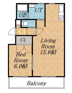 アルテンセン伏古【202号室】の間取り