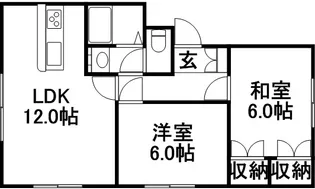 アーバン37【101号室】の間取り