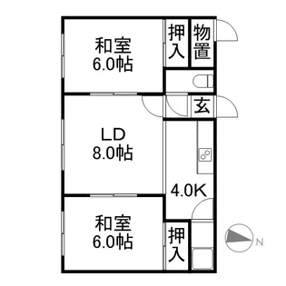 田中マンション【5号室】の間取り