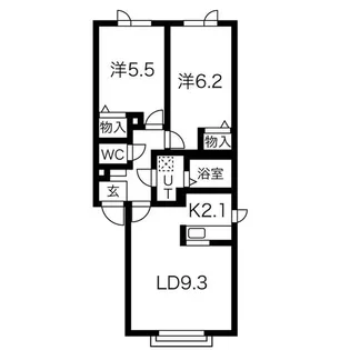 LN47【1階】の間取り
