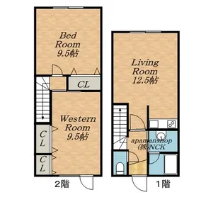 ダイヤプラザK【101号室】の間取り
