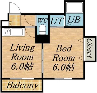 ピオネーロN16【202号室】の間取り