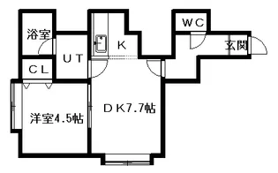 ベリーフィールド【205号室】の間取り