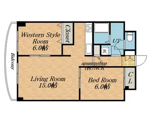 グリーンコート【9階】の間取り