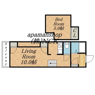 ルシードイースト【605号室】の間取り
