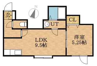 パラ・シェンプレN45【105号室】の間取り