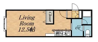 ジュネスディス【105号室】の間取り