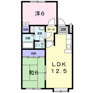 クレストール壱番館【2階】の間取り