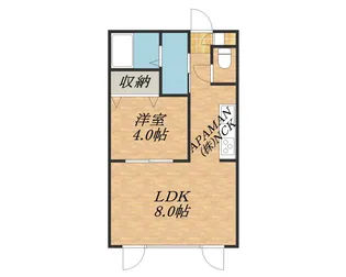 オークラパレスN12【3階】の間取り