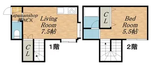 コンフォートN36【102号室】の間取り