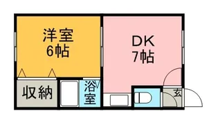 パレスエスカール【4階】の間取り